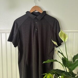 KUHL Breathable Classic Black/ Dark Grey Polo Shirt